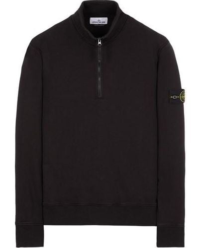 Stone Island Sweatshirt Cotton - Black
