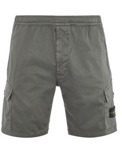 Stone Island Bermuda Shorts Cotton, Elastane - Grey