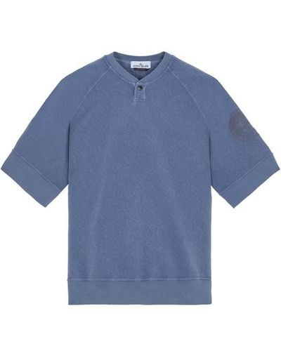 Stone Island Sweatshirt Cotton - Blue