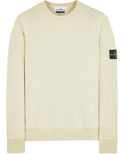 Stone Island Sweatshirt Cotton - Natural