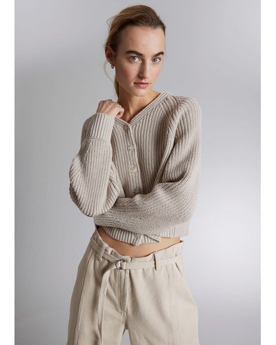 & Other Stories Relaxed Knit Cardigan - Multicolour