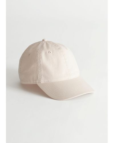 & Other Stories Branded Baseball Cap - Natural