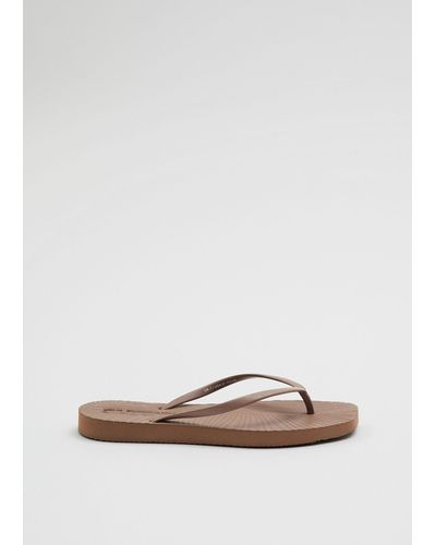 & Other Stories Sleepers Tapered Flipflops - Weiß
