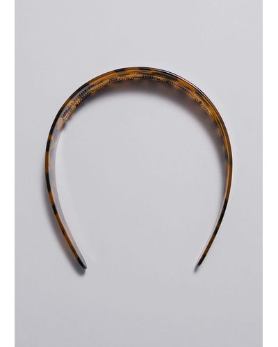& Other Stories Wide Classic Alice Headband - Natural