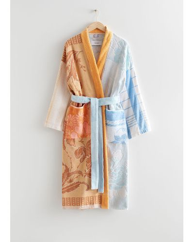 & Other Stories Limited Edition Upcycled Bathrobe - White