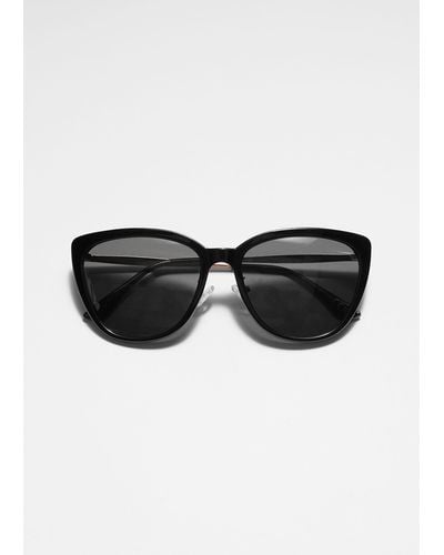 & Other Stories D-frame Sunglasses - Black
