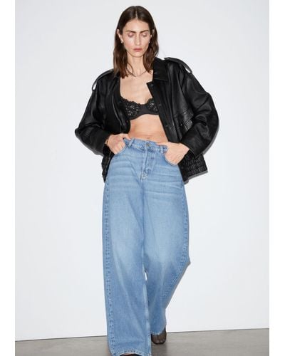 & Other Stories Wide Jeans - Blue