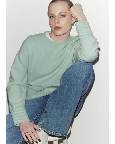 & Other Stories Relaxed Knit Jumper - Blue