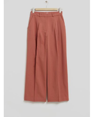 & Other Stories Tailored High-waist Pants
