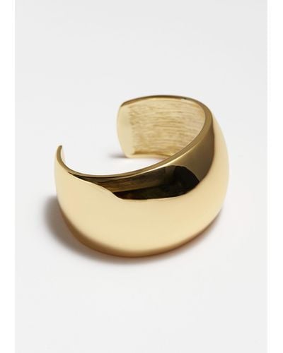 & Other Stories Chunky Bangle - Natural