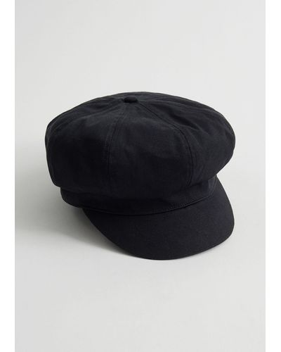 & Other Stories Baker Boy Cap - Blue