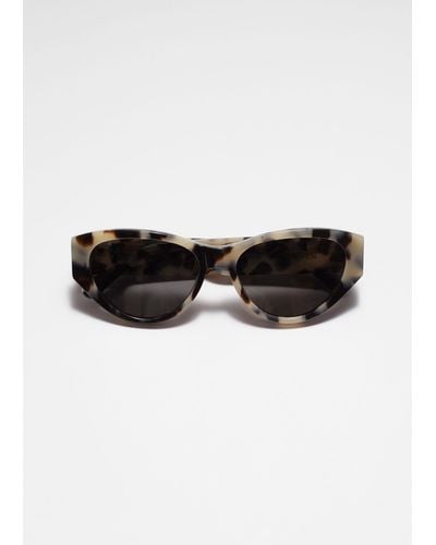 & Other Stories Polarized Cat-eye Sunglasses - Black