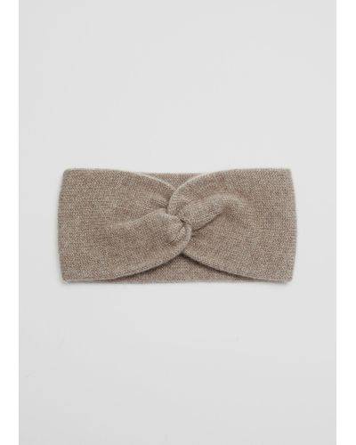 & Other Stories Cashmere Headband - Natural