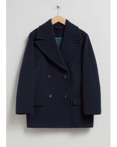 & Other Stories Lockere Cabanjacke - Blau