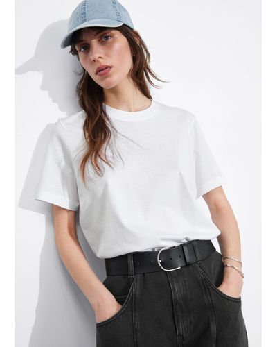 & Other Stories Relaxed T-shirt - White