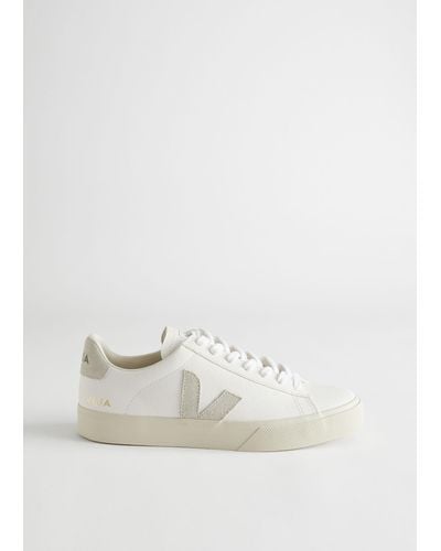 & Other Stories Veja Campo Leather Trainers - Multicolour