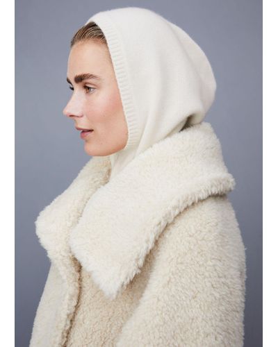 & Other Stories Fitted Cashmere Hood - Natural