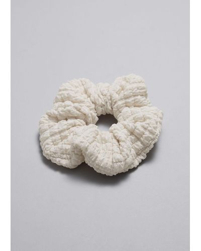 & Other Stories Bubbly Scrunchie - Gray