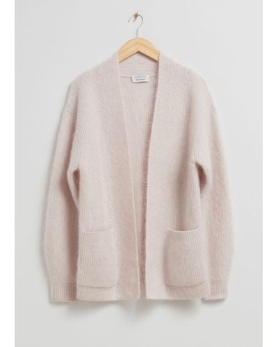 & Other Stories Relaxed Knit Cardigan - Natural