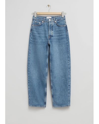 & Other Stories Tapered Jeans - Blue