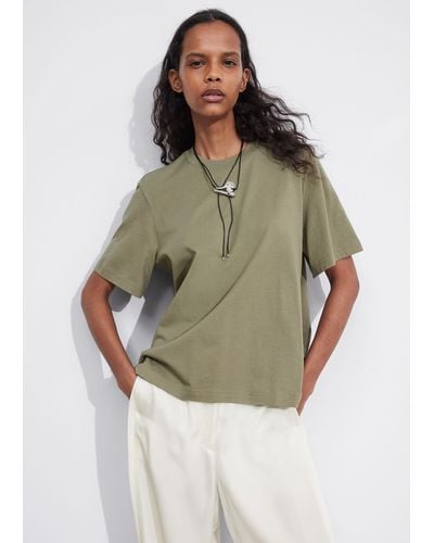 & Other Stories Relaxed T-shirt - Green