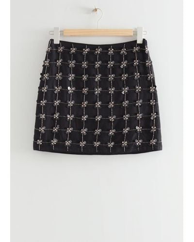  Other Stories Slim-Fit Ruched Detail Mini Skirt