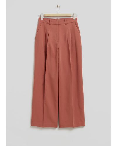 & Other Stories Tailored High-waist Trousers