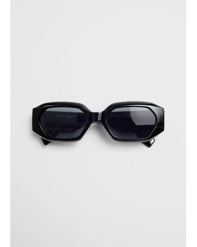 & Other Stories Le Specs Slaptrash Sunglasses - Blue