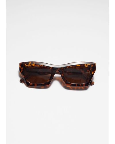 & Other Stories Classic Cat-eye Sunglasses - Brown