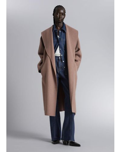 Other stories check shop coat