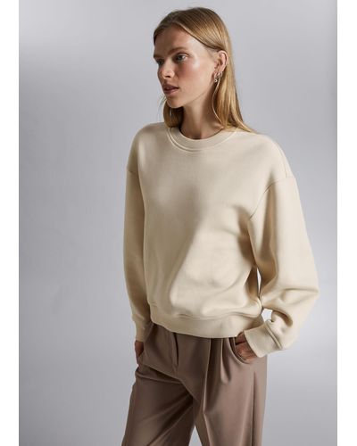 & Other Stories Oversized Sweatshirt - Natural