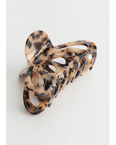 & Other Stories Butterfly Claw Clip - Orange