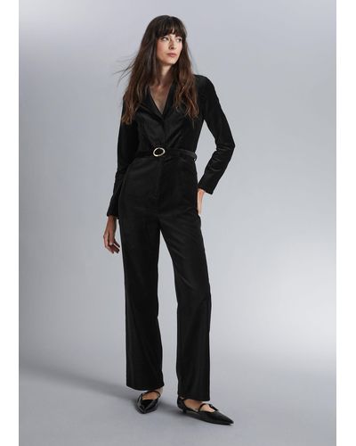 Other stories cheap denim jumpsuit