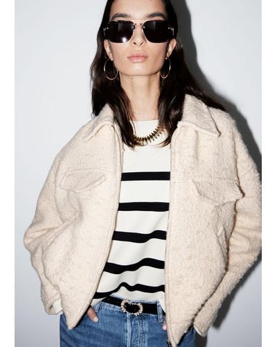 & Other Stories Oversized Zip Jacket - Natural