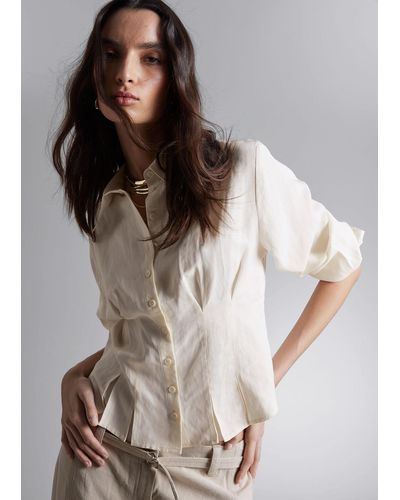 & Other Stories Fitted Shirt - White
