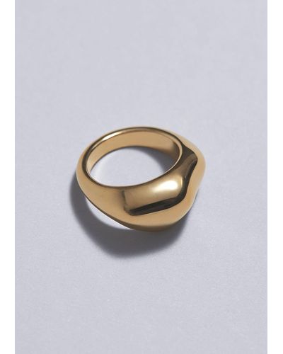 & Other Stories Bold Sculptural Ring - Metallic