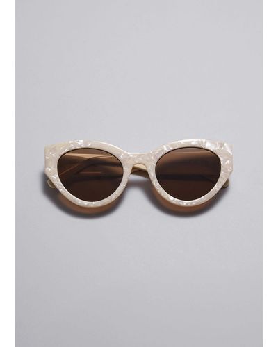 & Other Stories Cat-eye Sunglasses - Grey