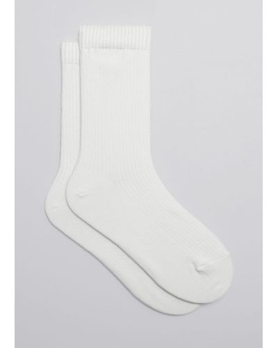 & Other Stories 2-pack Socks - White