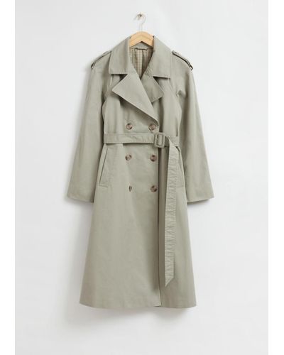 & Other Stories Classic Relaxed Trench Coat - Natural