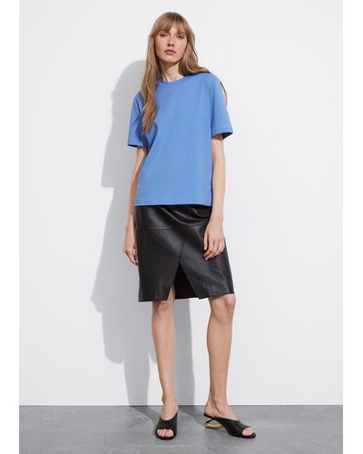 & Other Stories Relaxed T-shirt - Blue