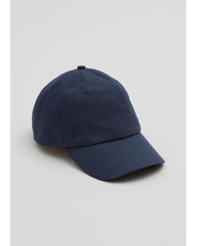& Other Stories Classic Baseball Cap - Blue