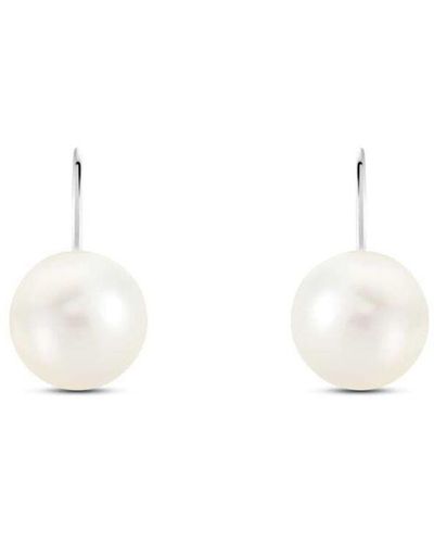 Stroili Orecchini Pendenti Silver Pearls Argento Rodiato Perla sintentica - Bianco