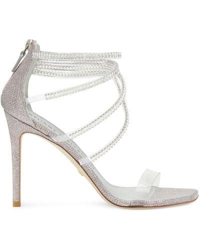 Stuart Weitzman , SUPERGLAM 100 STRAP SANDAL, SANDALIAS, - Blanco