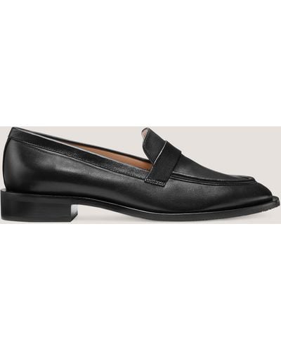 Stuart Weitzman Palmer Sleek Loafer Flats & Loafers - Black
