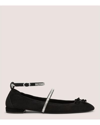 Stuart Weitzman Stefanie Ballet Flats & Loafers - Black