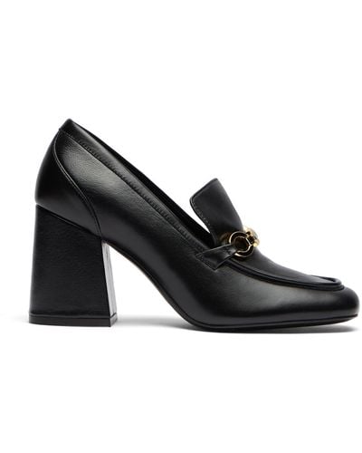Stuart Weitzman , Sw Signature 85 Loafer, Flats And Loafers, - Black