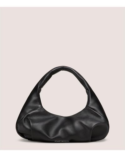 Stuart Weitzman Moda Mini Hobo Bag Handbags - Black