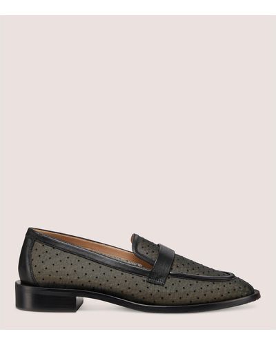 Stuart Weitzman Palmer Sleek Loafer Flats & Loafers - Gray
