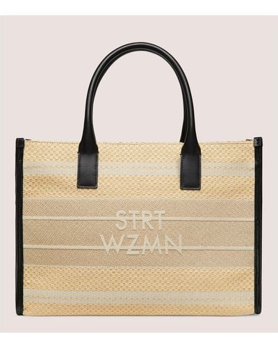 Stuart Weitzman Sw Tote Handbags - Natural