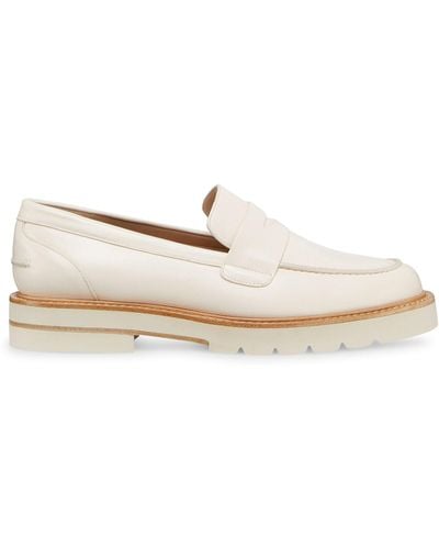 Stuart Weitzman , Parker Lift Loafer, Flats And Loafers, - Natural